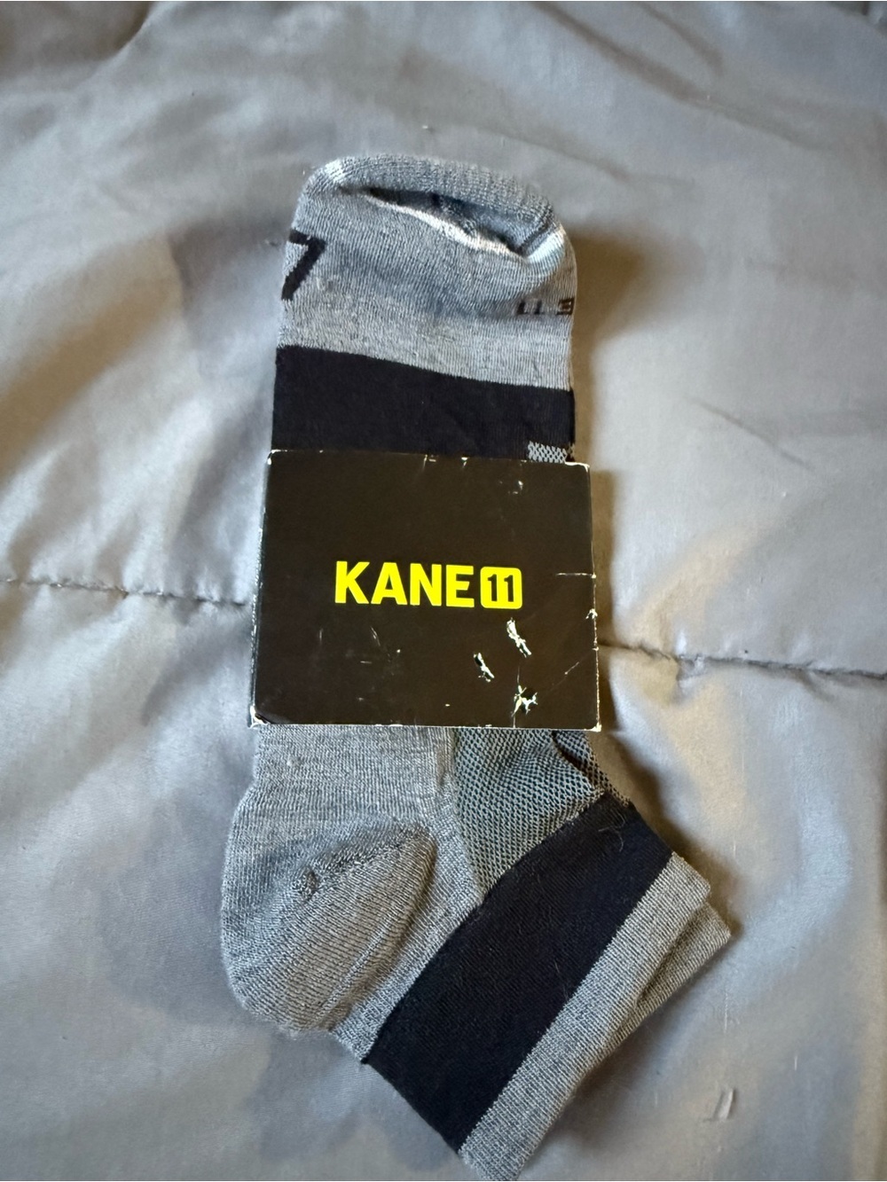 Men’s Gray & Black Ankle Socks - Pack